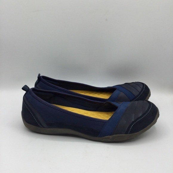 Clarks Blue and Gray Flats - Picture 5 of 13